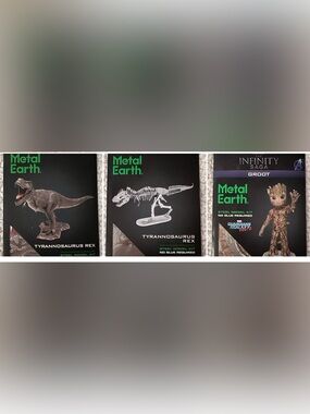 3 Metal Earth Building kits